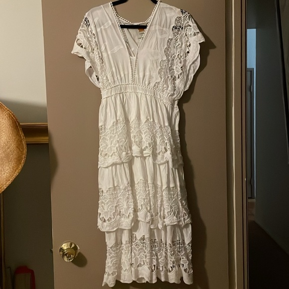 Farm Rio white Guipurre dress - Picture 8 of 9
